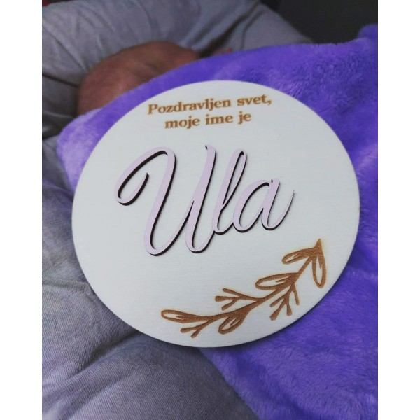 Oznanitvena kartica Vejica